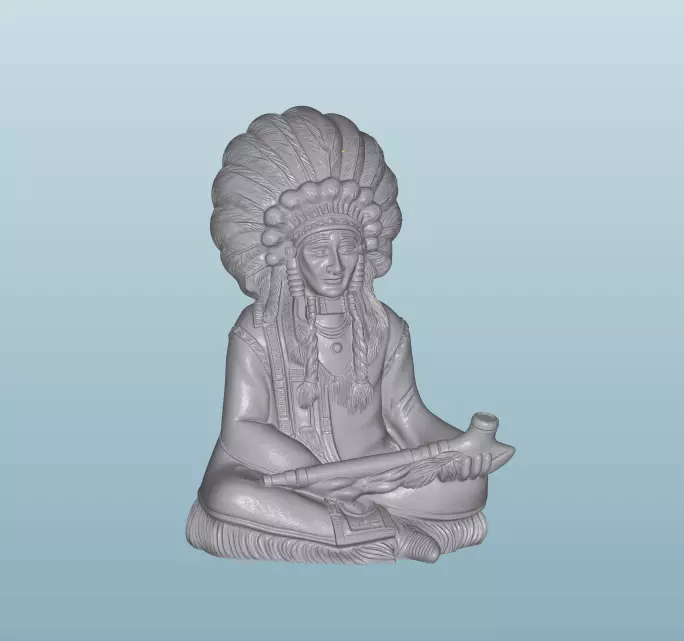 INDIAN W50 Native American Figures 3D print model_0
