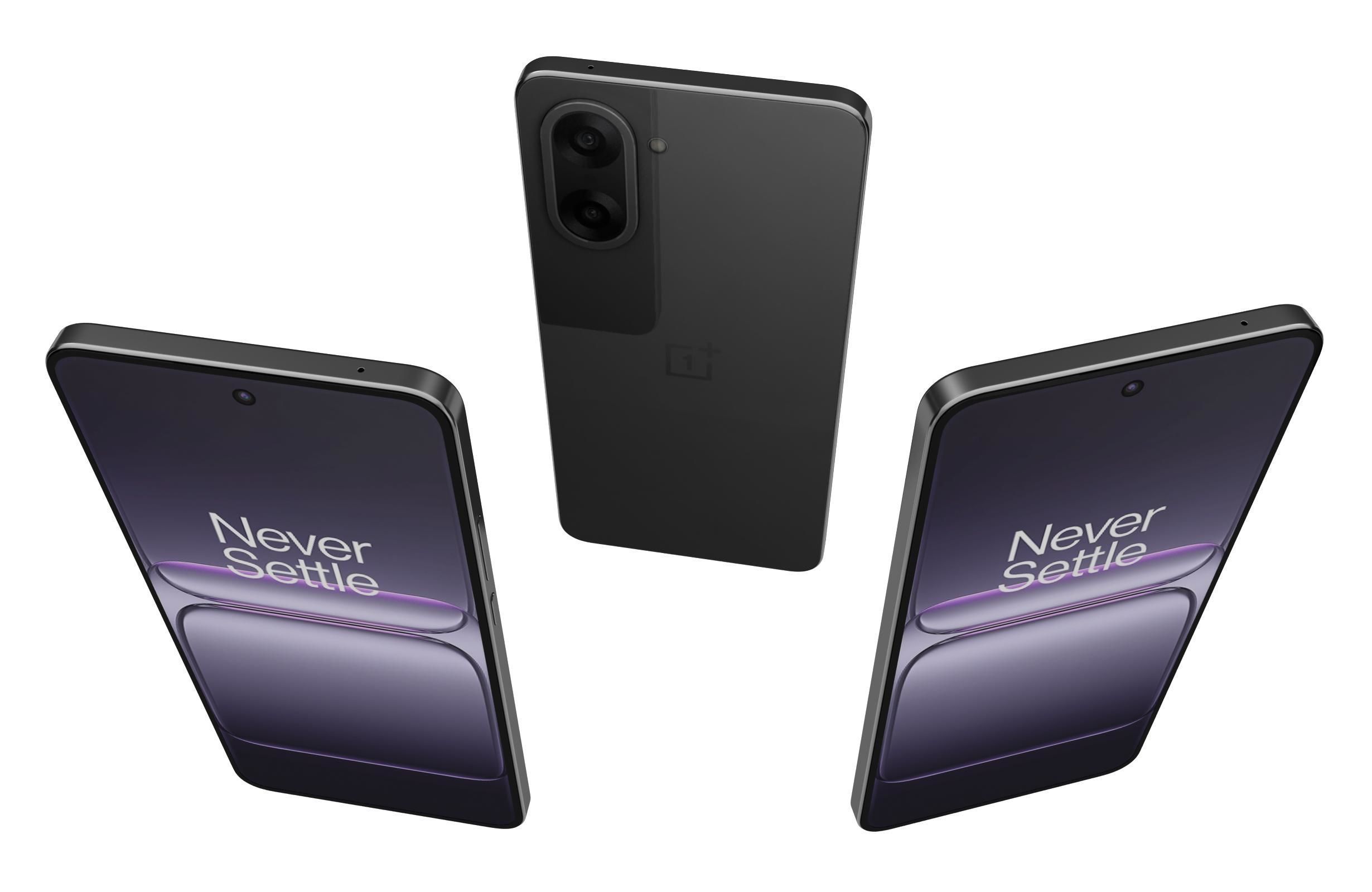 OnePlus Nord CE5 Black Low-poly 3D model_1