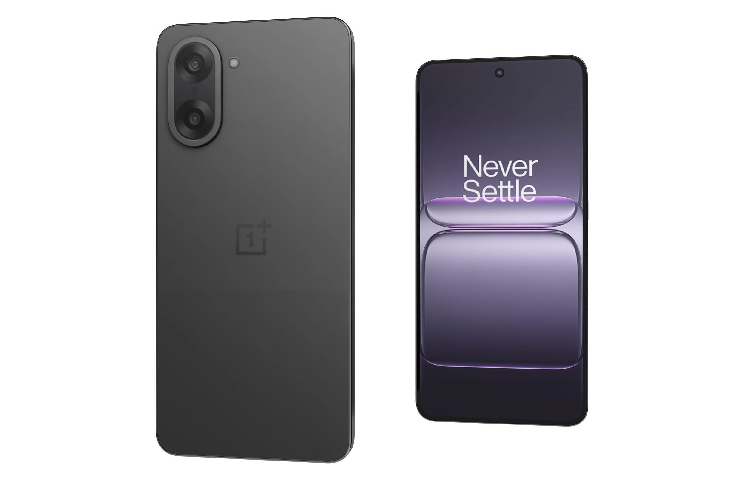 OnePlus Nord CE5 Black Low-poly 3D model_7