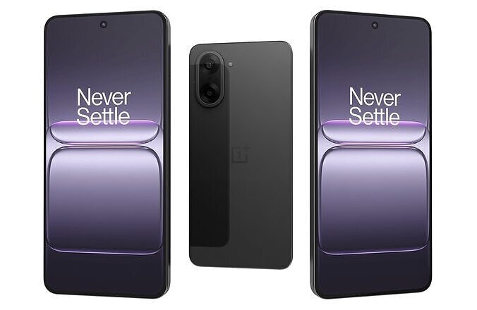 OnePlus Nord CE5 Black Low-poly 3D model