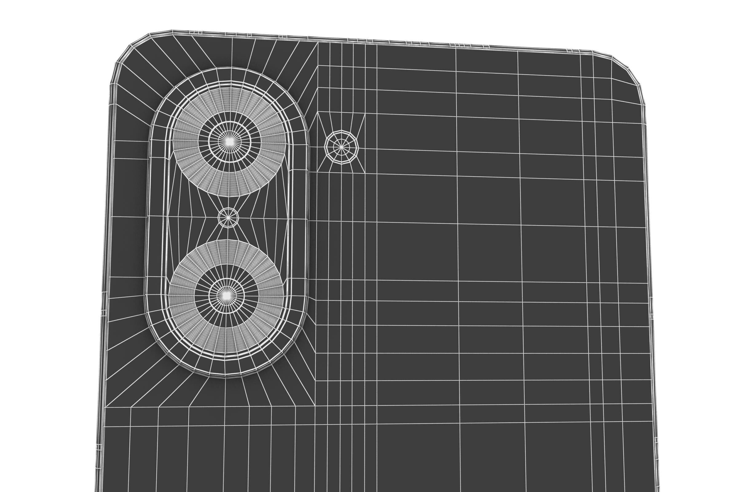 OnePlus Nord CE5 Black Low-poly 3D model_20