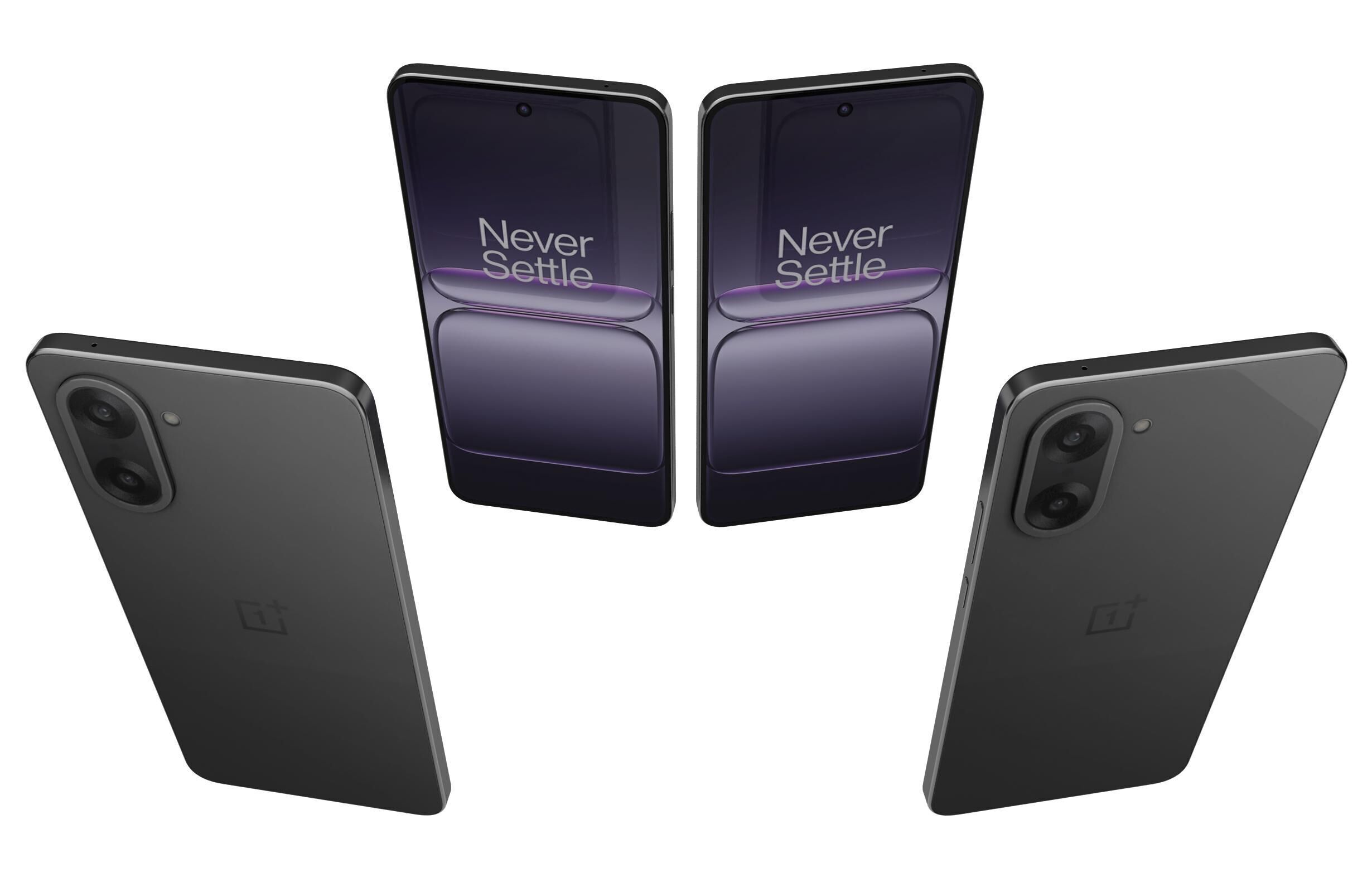 OnePlus Nord CE5 Black Low-poly 3D model_4