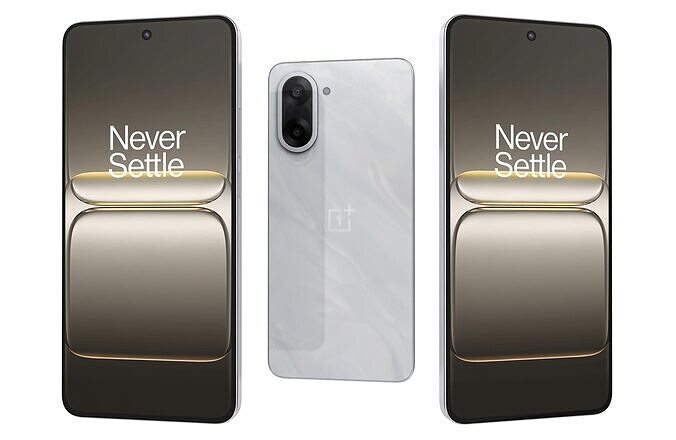 OnePlus Nord CE5 White Low-poly 3D model