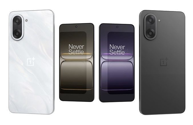 OnePlus Nord CE5 Black And White Low-poly 3D model