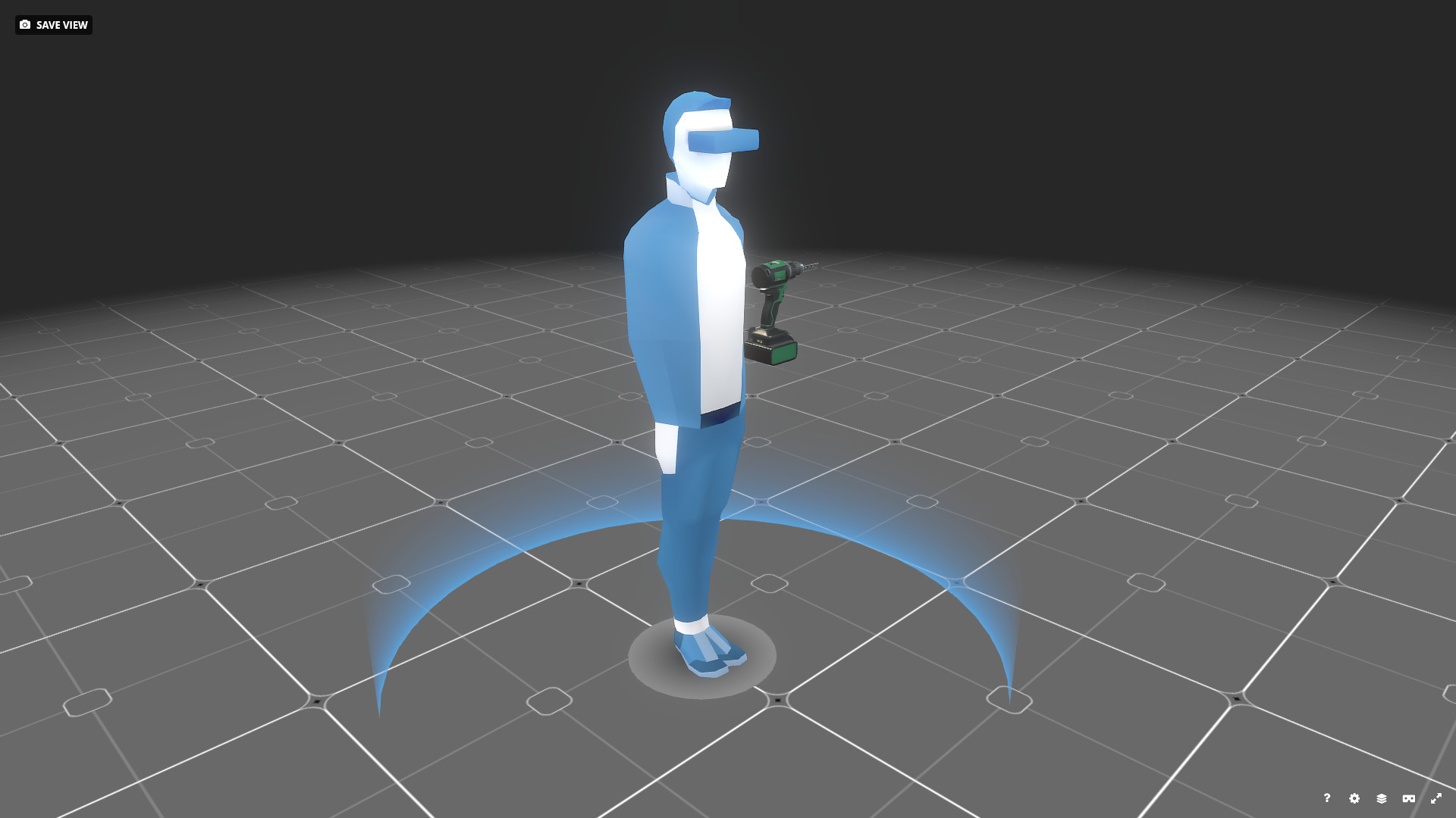 Cordless Drill 3D Model - Game Ready Low-poly 3D model_14