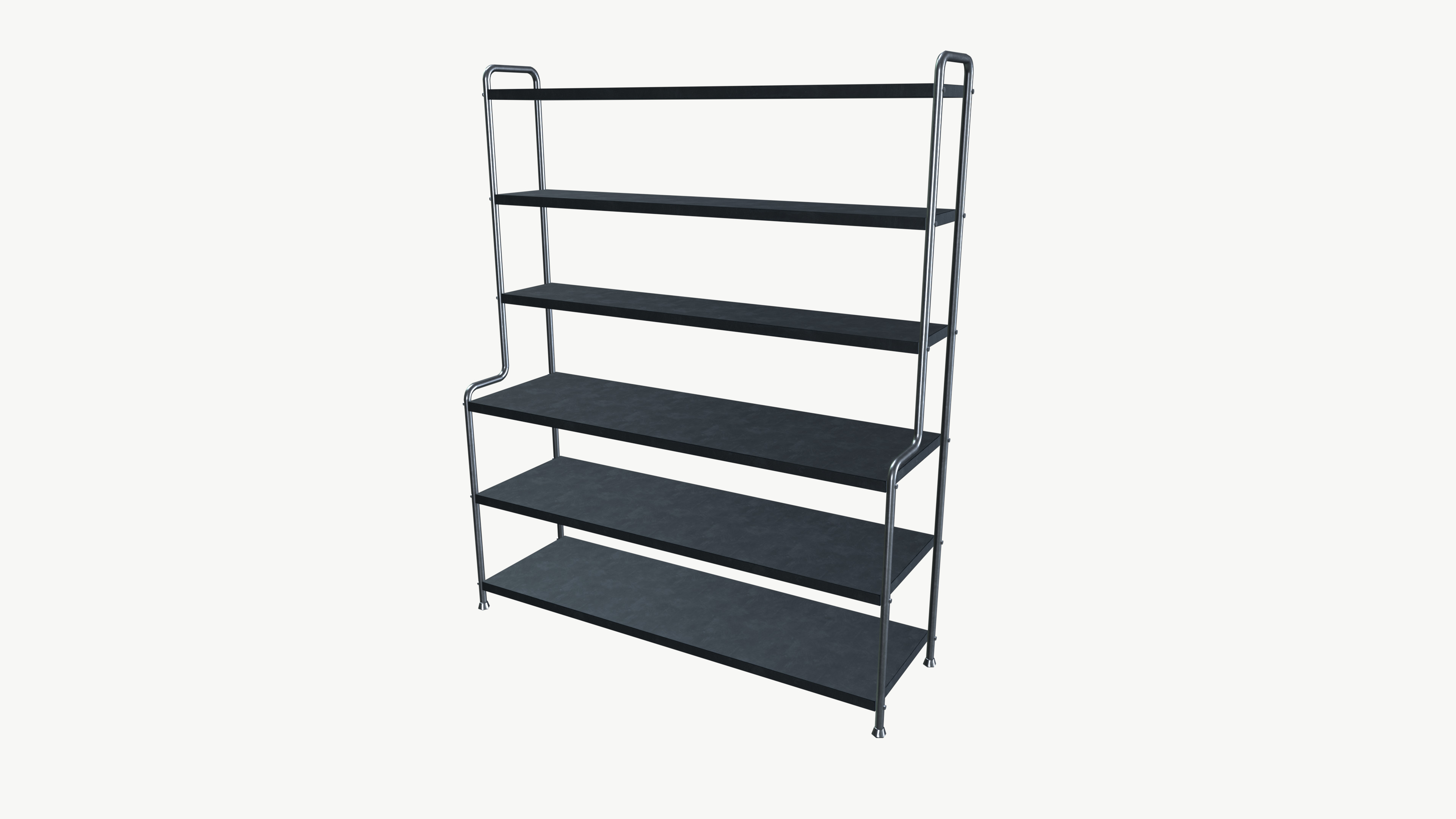 Metal Shelf 3D model_2