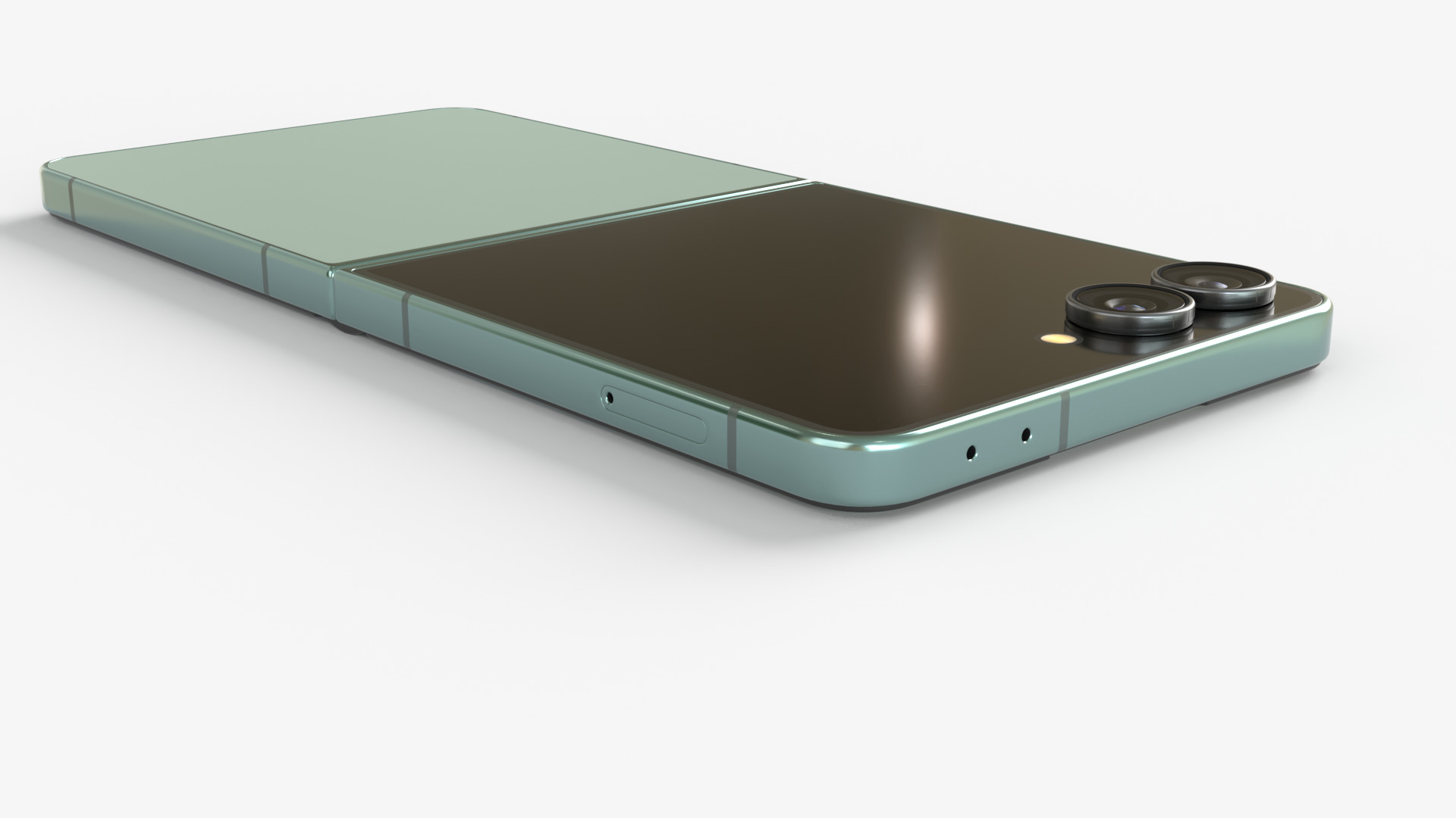 Samsung Galaxy Z Flip 7 Mint 3D model_10