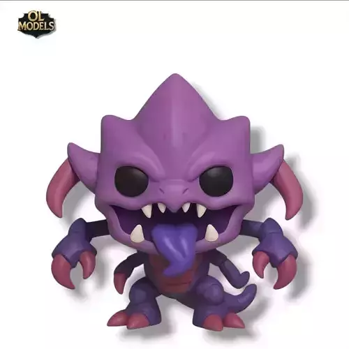 ChoGath Chibi Figure League of Legends 3D Model