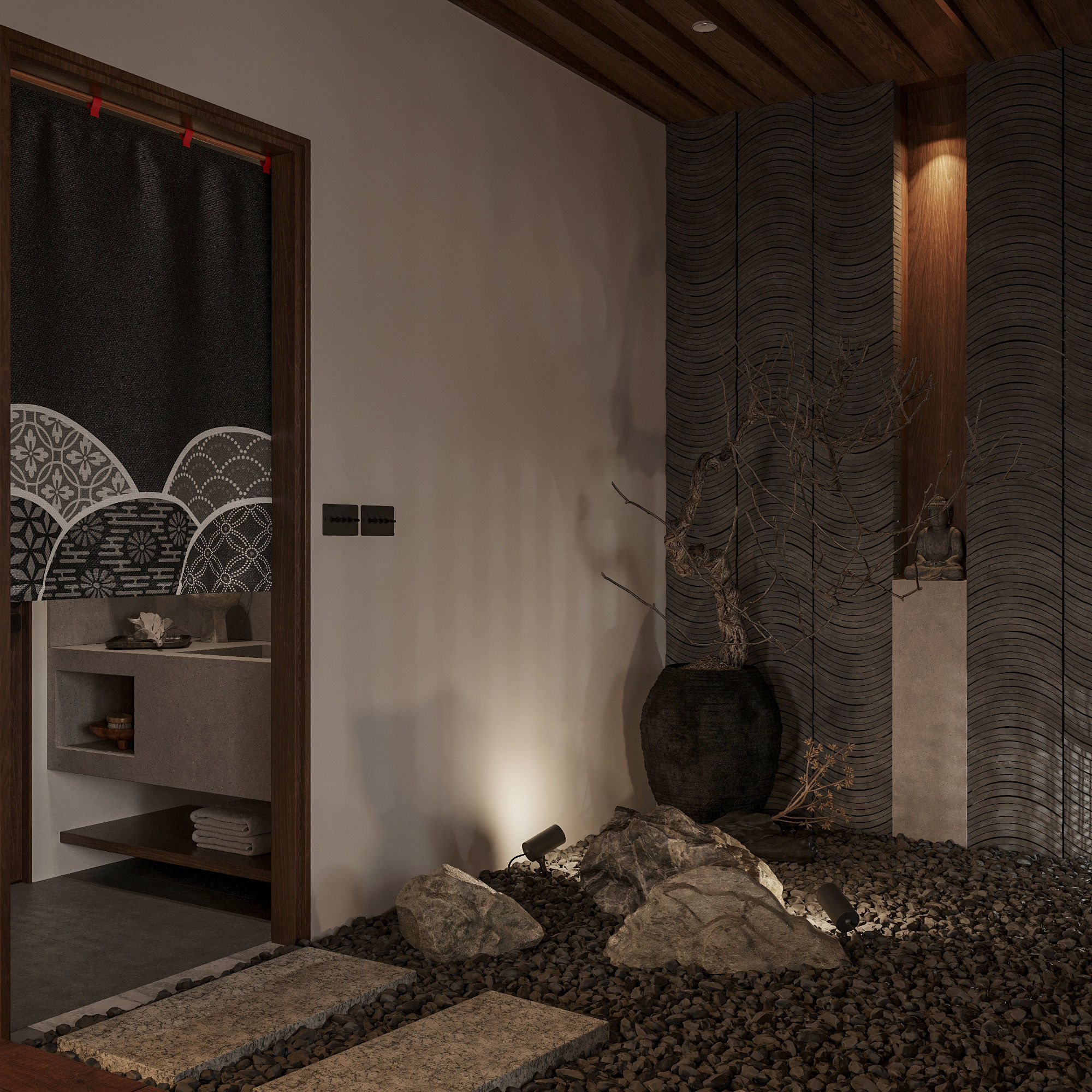 japanese interior 3D model_4