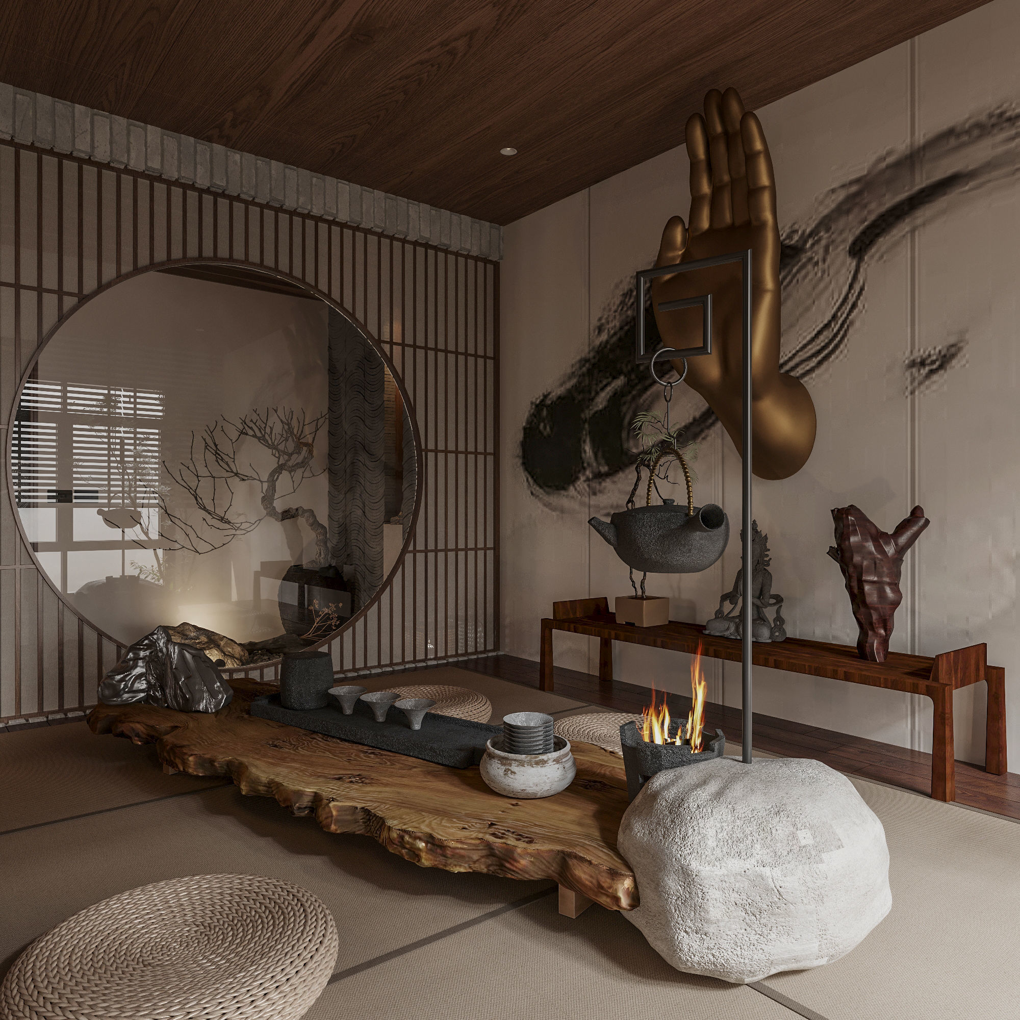 japanese interior 3D model_9