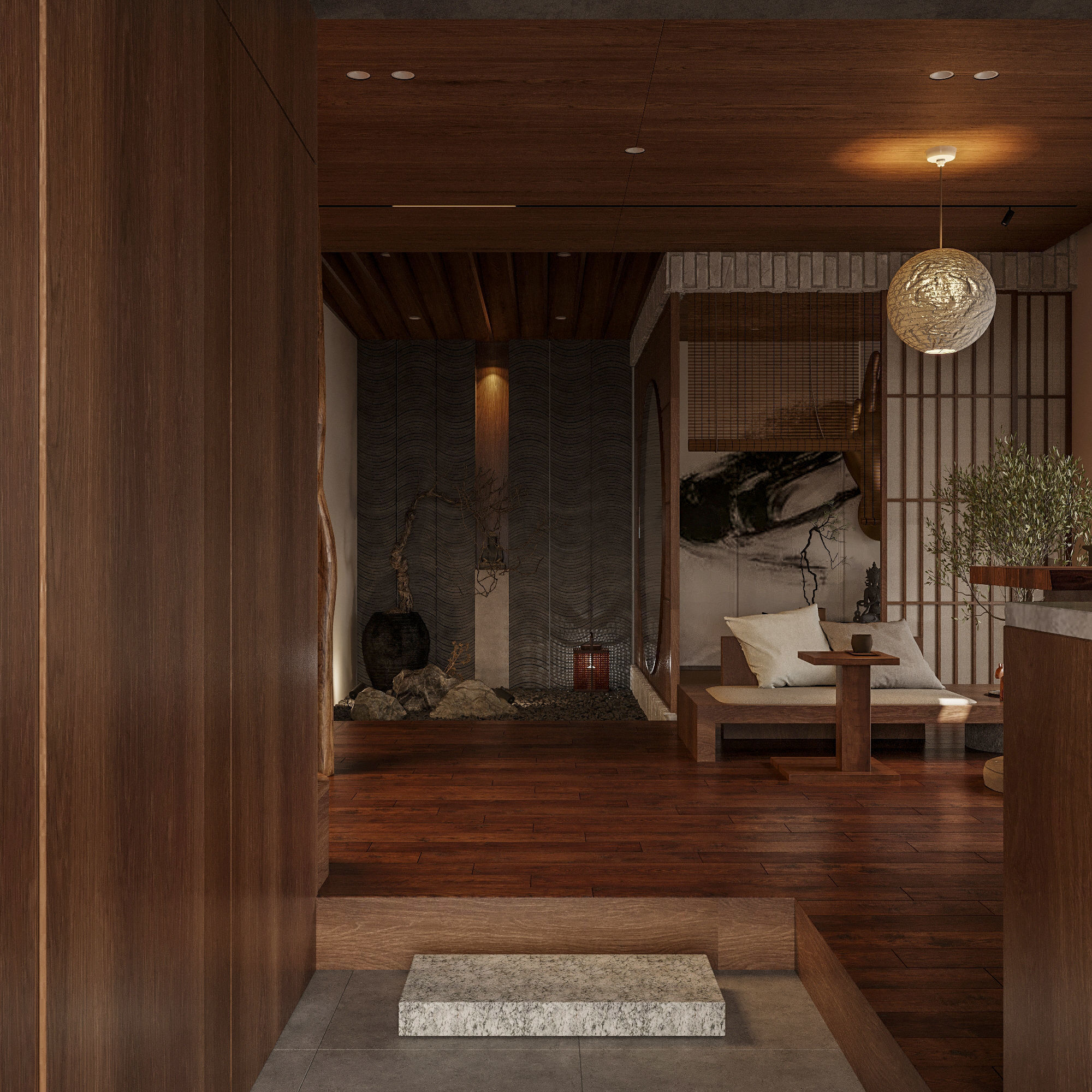 japanese interior 3D model_2