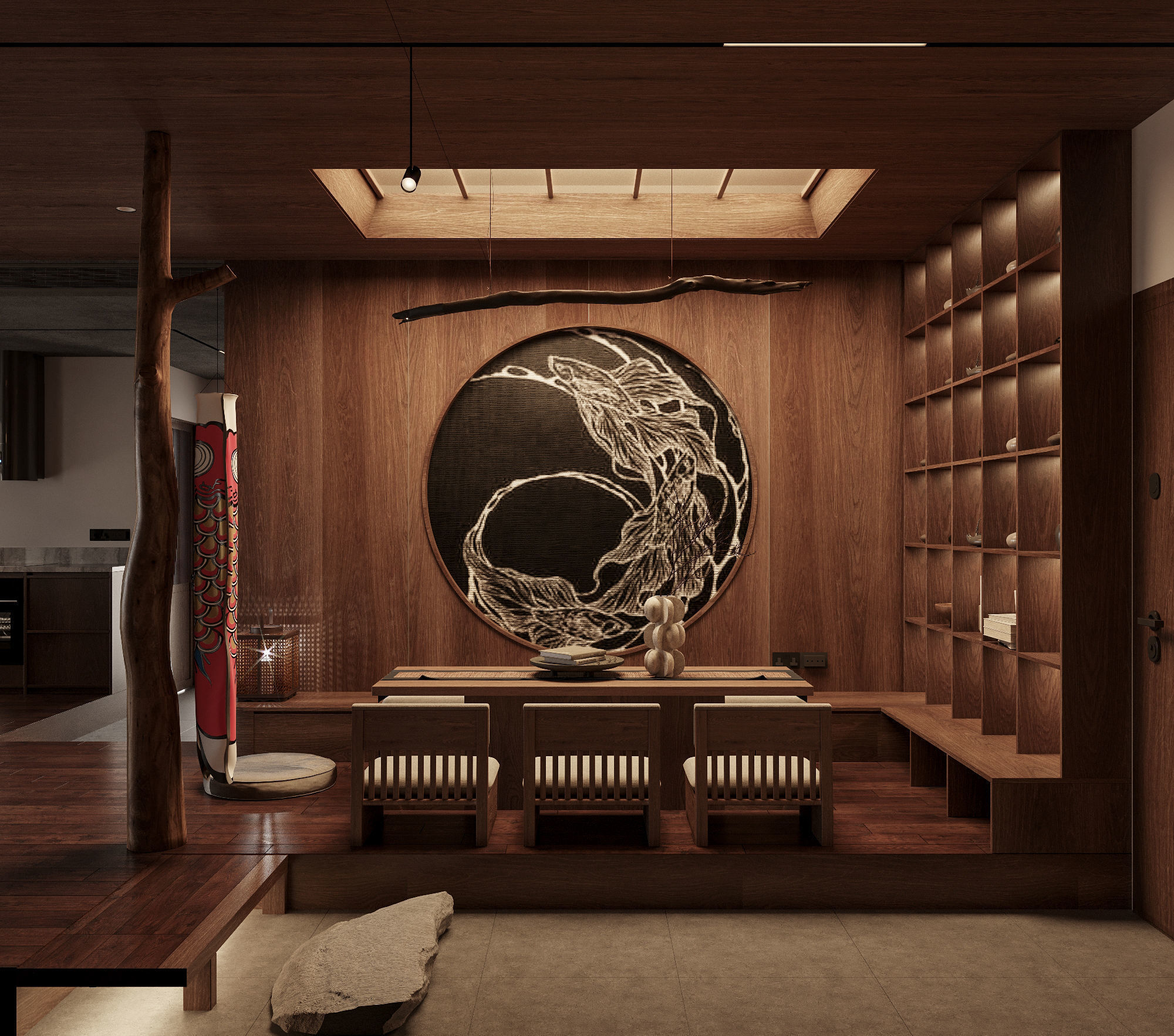 japanese interior 3D model_6