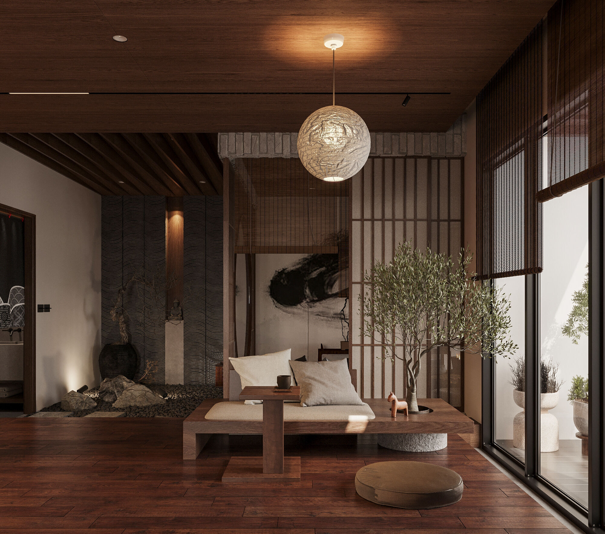 japanese interior 3D model_7