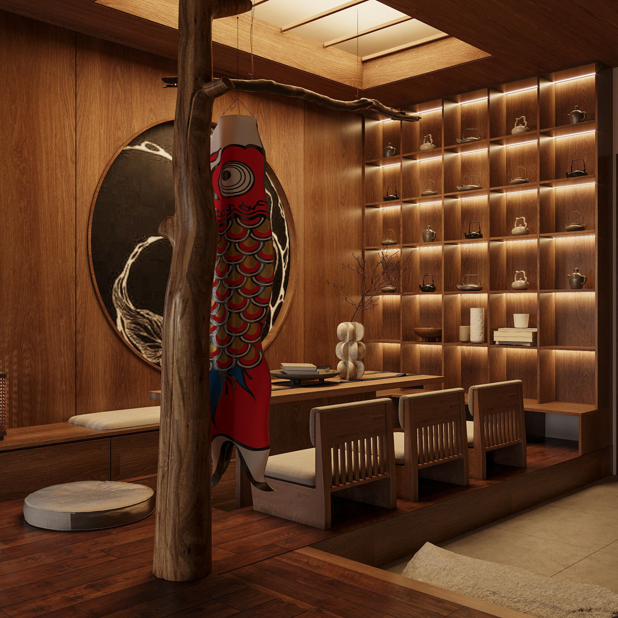 japanese interior 3D model_5