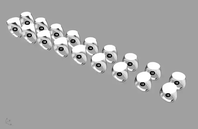 Signet Ring Pack -18 Models