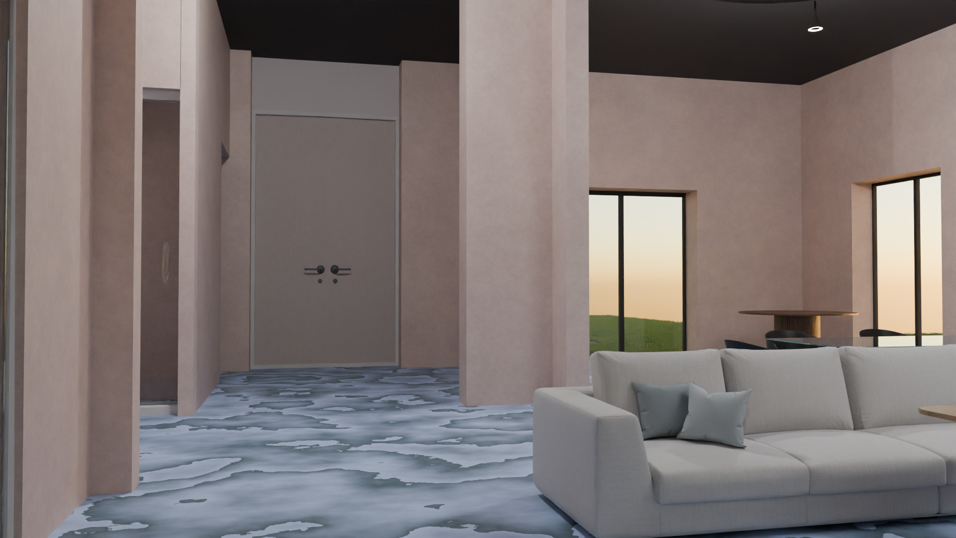 Modern House 3D model_9