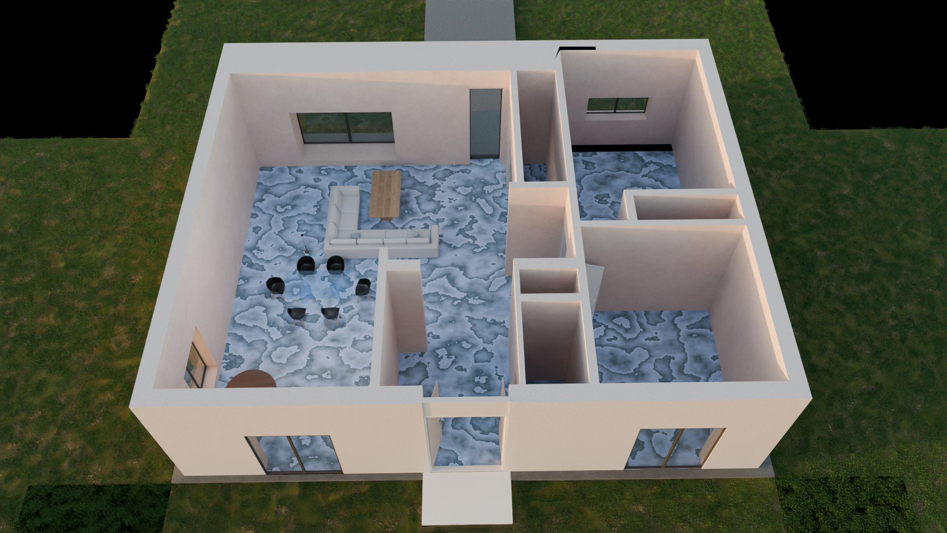 Modern House 3D model_16