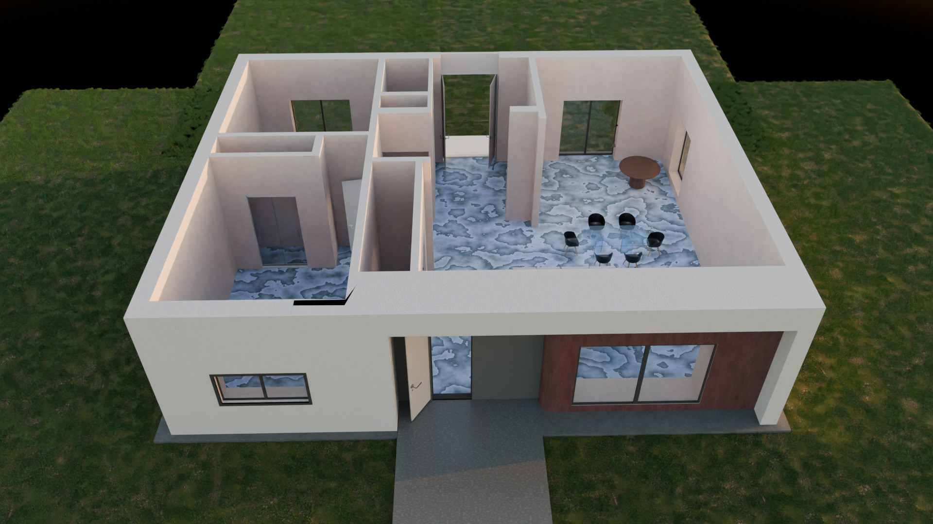 Modern House 3D model_14