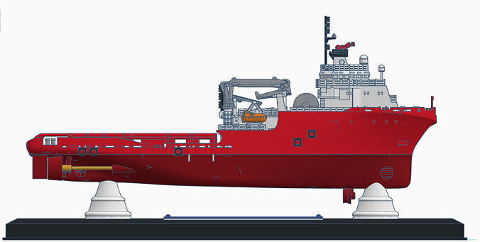  Ut722l Offshore TugSupply Ship 3D print model