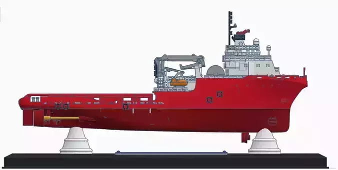  Ut722l Offshore TugSupply Ship 3D print model