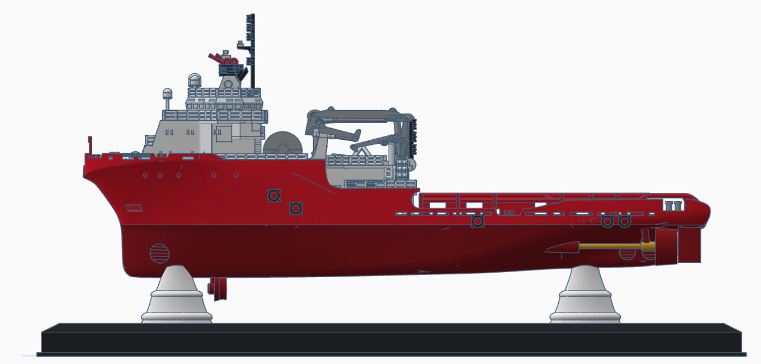  Ut722l Offshore TugSupply Ship 3D print model_2