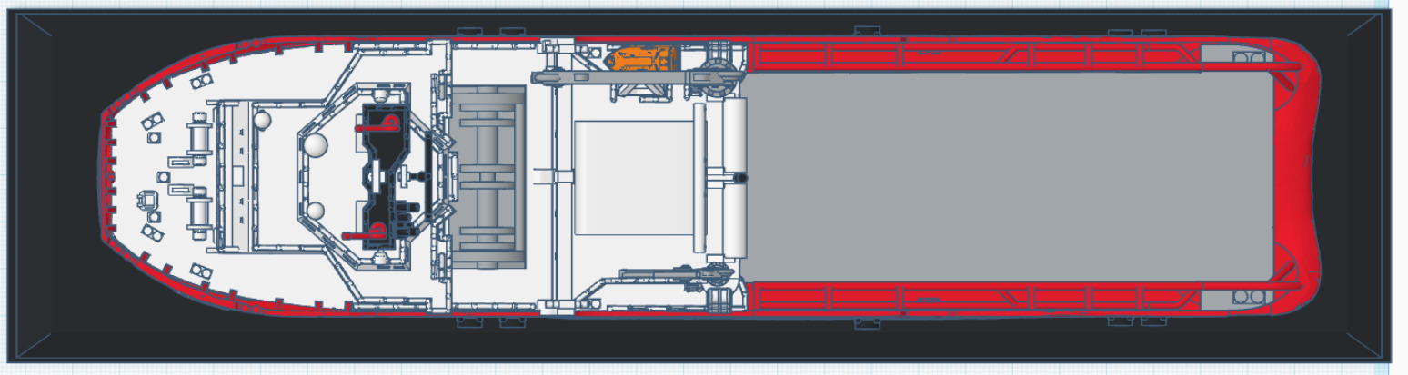  Ut722l Offshore TugSupply Ship 3D print model_4