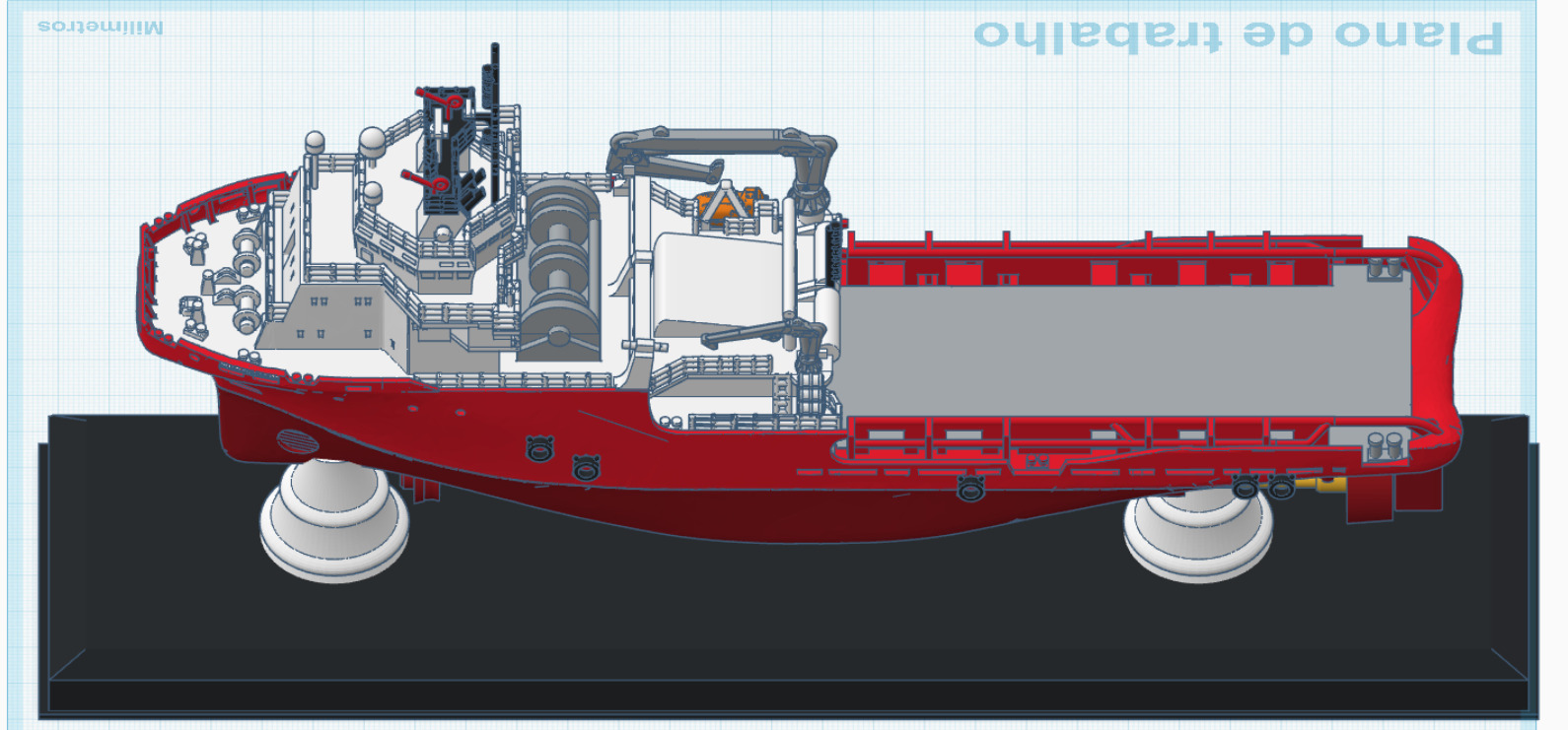  Ut722l Offshore TugSupply Ship 3D print model_5