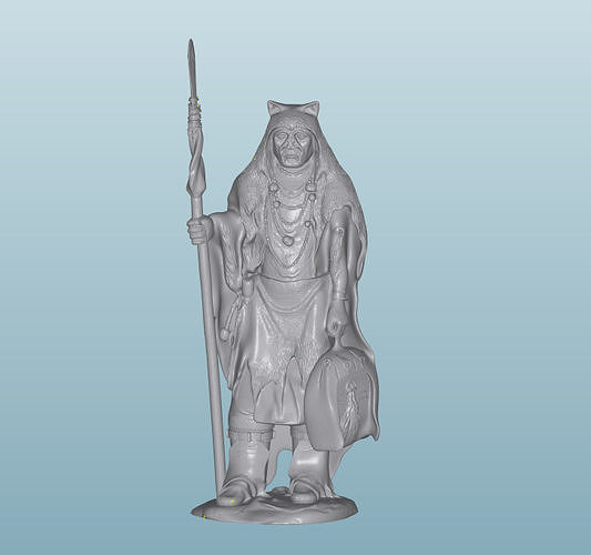 INDIAN  W54 Native American Figures 3D print model