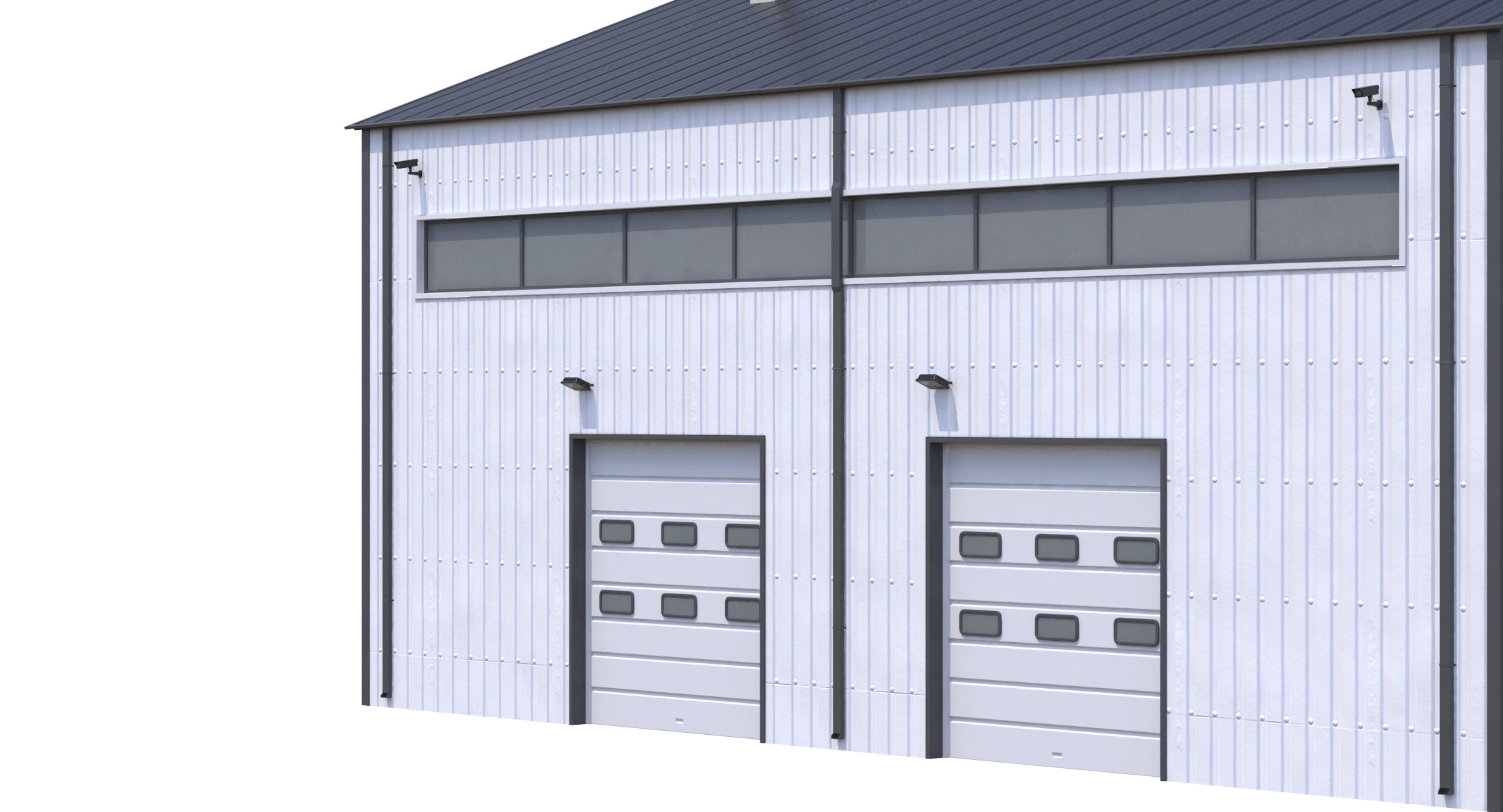 Industrial Building 13 Low-poly 3D model_5