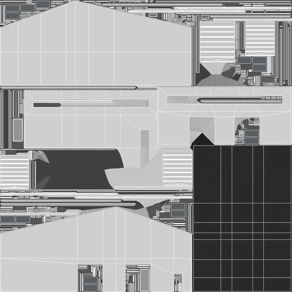 Industrial Building 13 Low-poly 3D model_7