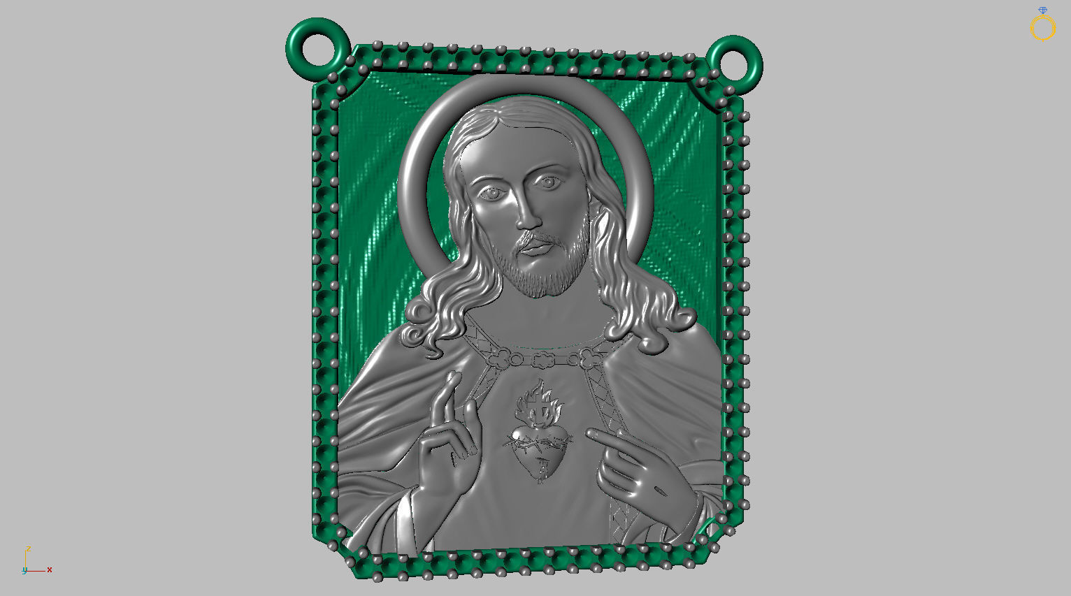 Jesus Scapular 3D print model_12