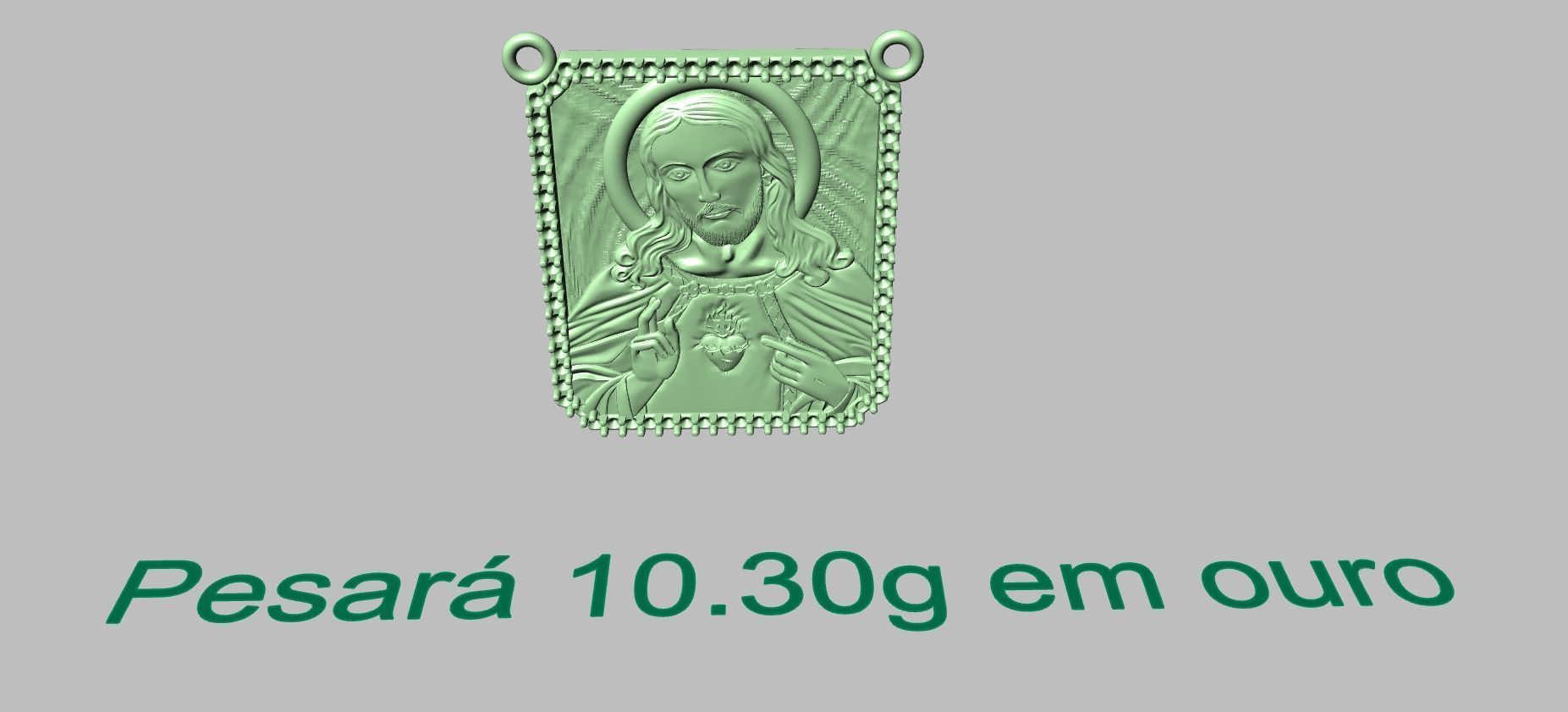 Jesus Scapular 3D print model_13