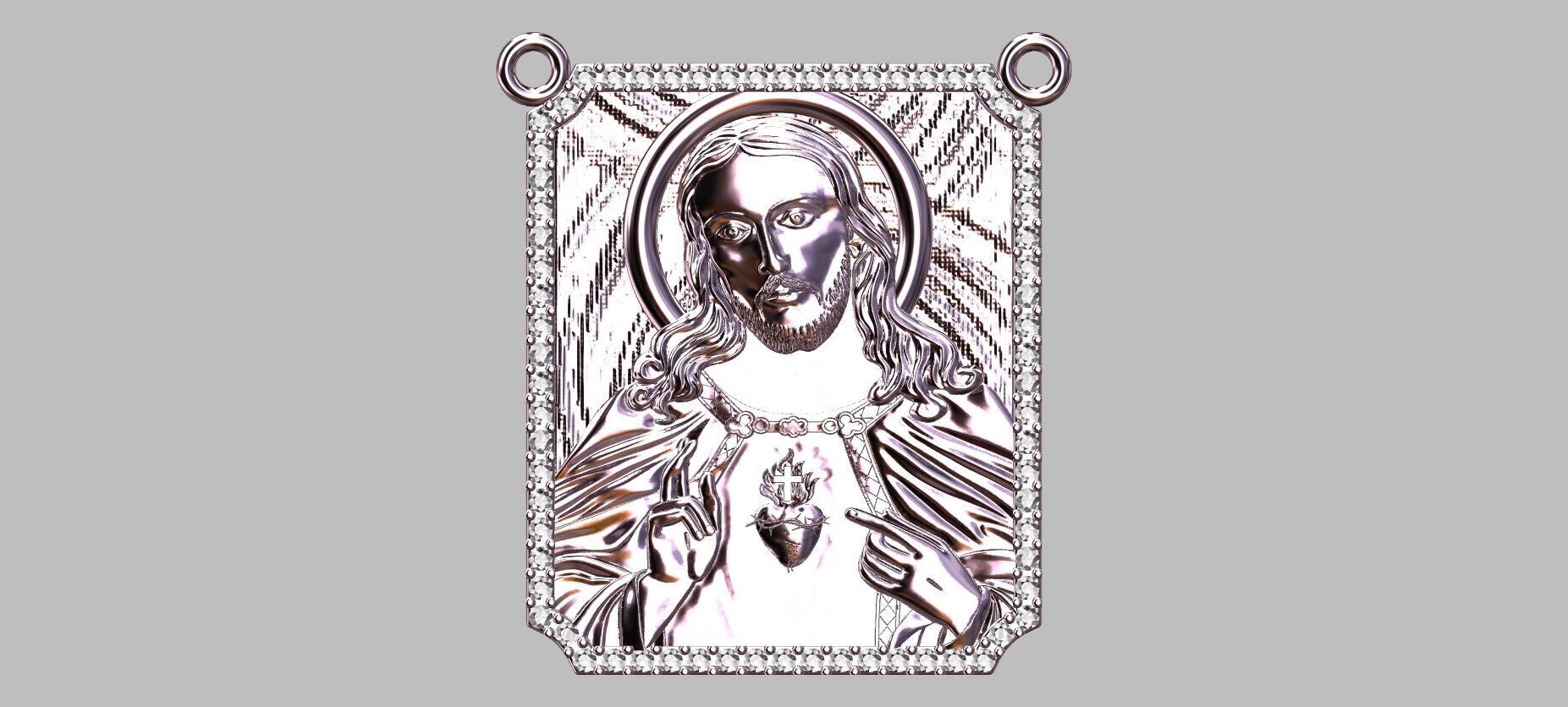 Jesus Scapular 3D print model_8