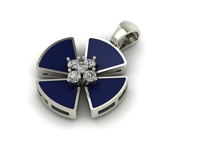Flower model pendant  3D print model