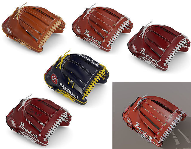 Baseball glove collection 