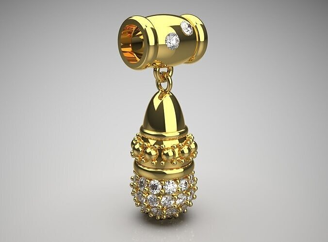 gold pendant jp0284 3D print model