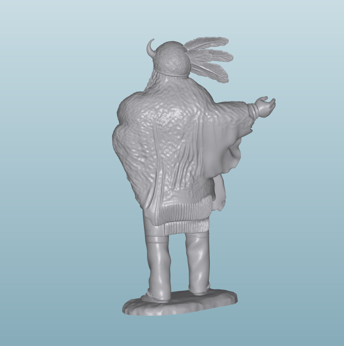 INDIAN  W57 Native American Figures 3D print model_1
