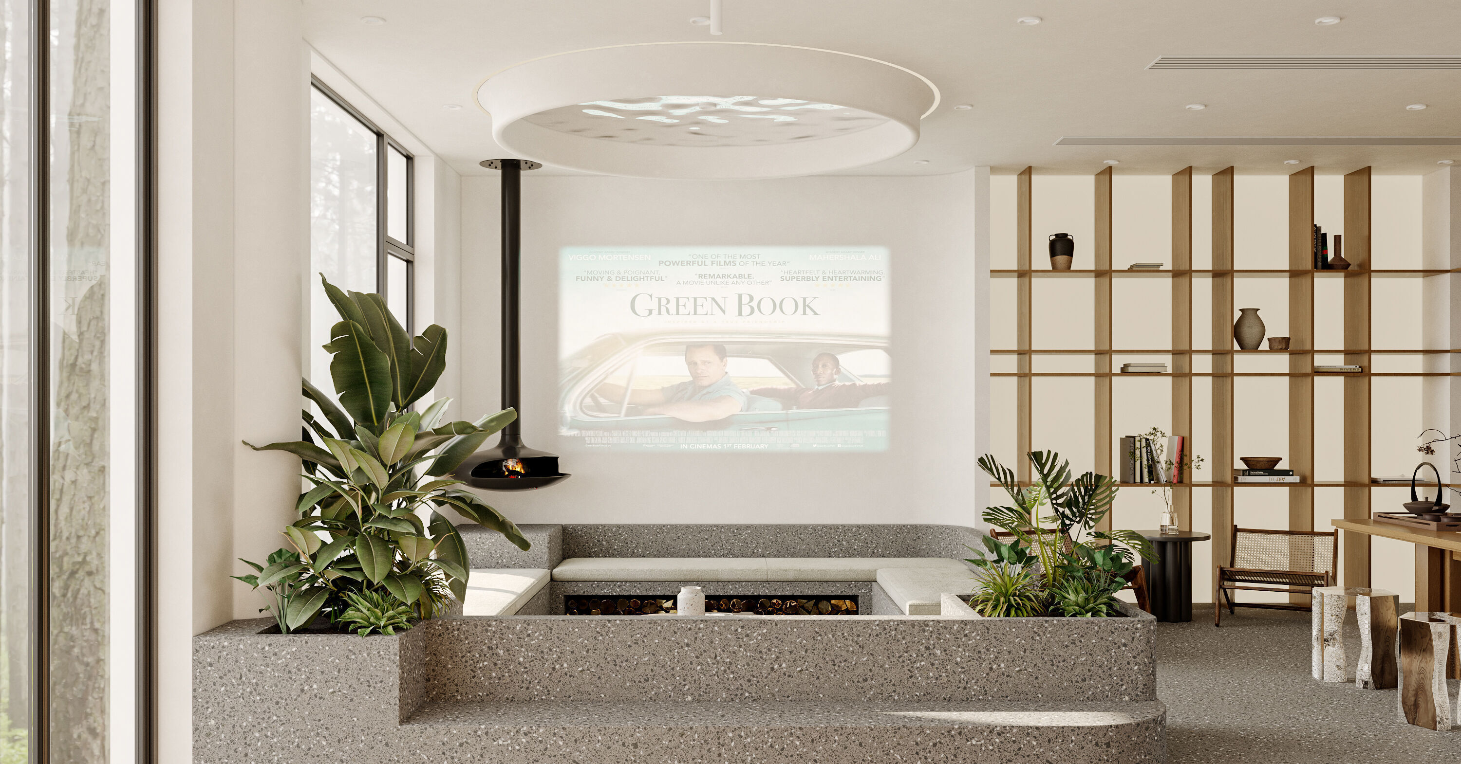 living room and dining room 3D model_3