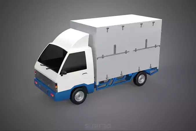 MAIL POST POSTAL SERVIC DELIVERY BOX CUBE TRUCK VAN CAR VEHICLE