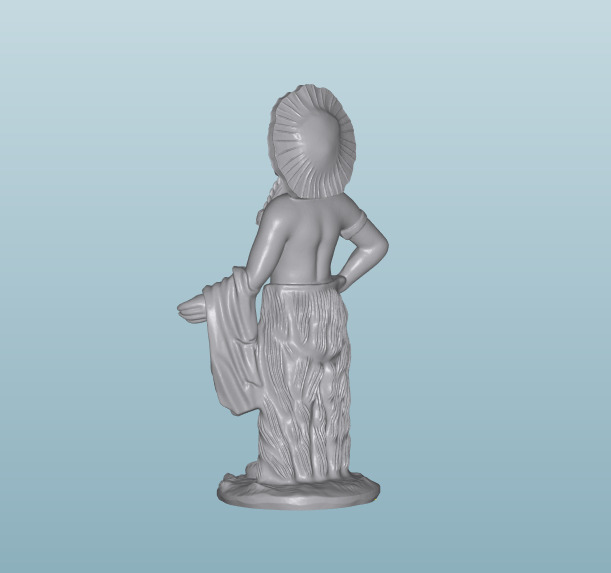 INDIAN  W61 Native American Figures 3D print model_1