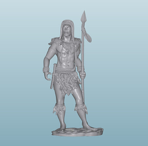 INDIAN  W63 Native American Figures 3D print model