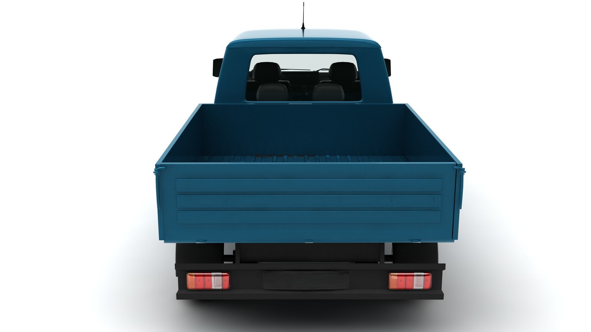 volkswagen transporter pick up 3D model_3