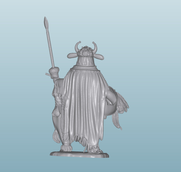 INDIAN W65 Native American Figures 3D print model_1