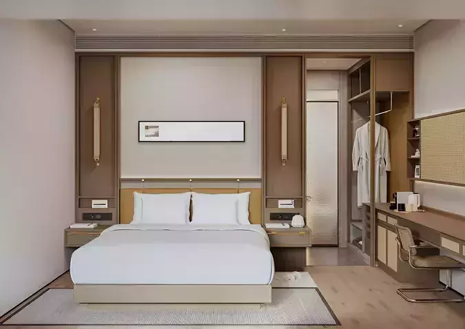 hotel bedroom interior  26