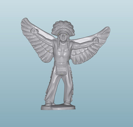 INDIAN  W66 Native American Figures 3D print model