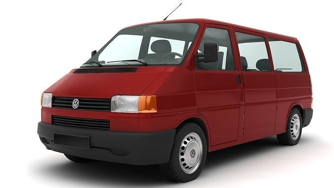volkswagen transporter 1998 3D model