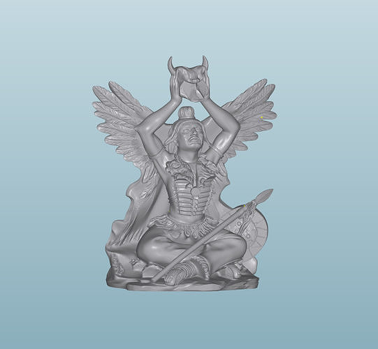 INDIAN  W68 Native American Figures 3D print model