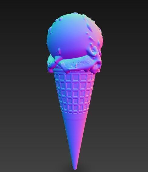 Ice Cream 3D model_4