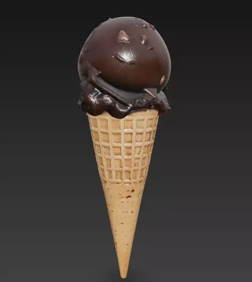 Ice Cream 3D model_0