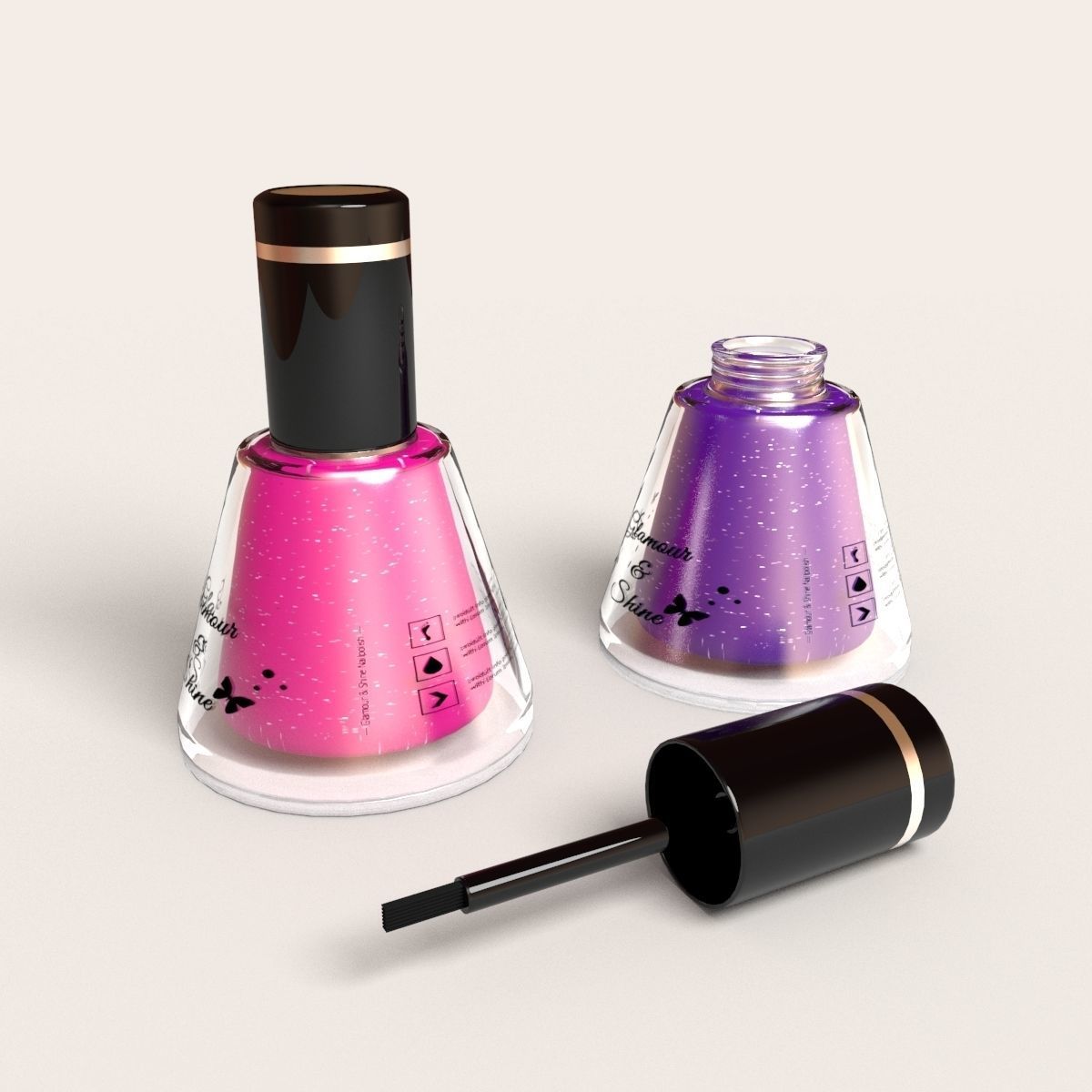 HQ Nail Polish 3D model_8